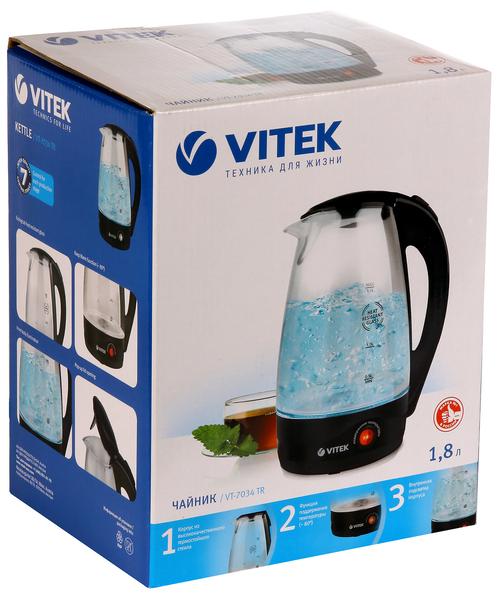 Электрический чайник Vitek VT-7034 TR, фото 2