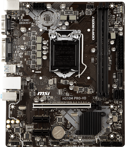 Плата MSI H310M PRO-VD