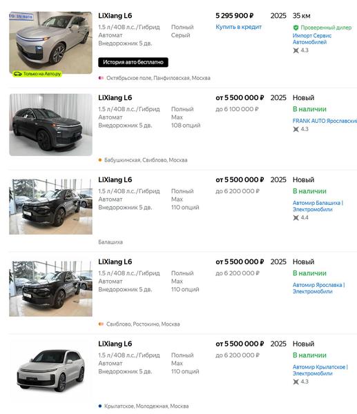 Скриншот сайта Auto.ru