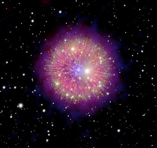 Остаток сверхновой SNR 1181.Источник: NASA / Chandra