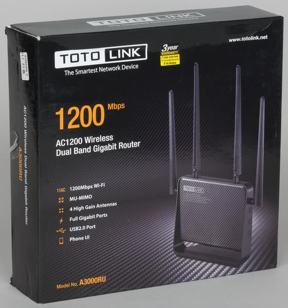 Беспроводной роутер Totolink A3000RU с поддержкой 802.11ac и гигабитными портами, фото 2