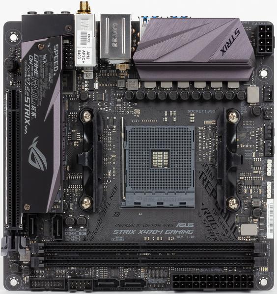 Материнская плата Asus ROG Strix X470-I Gaming на чипсете Х470 (AMD AM4):, фото 2
