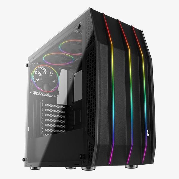 Корпус AeroCool Klaw украшен характерными «отметинами» на передней панели, фото 1
