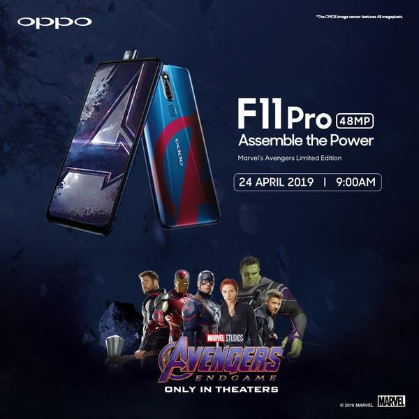 Представлен смартфон Oppo F11 Pro Marvel's Avengers Limited Edition, фото 1