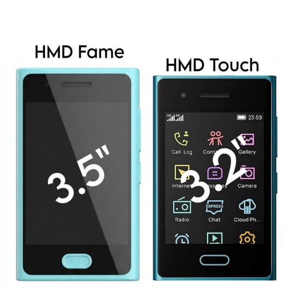 Для любителей маленьких дисплеев: смартфон HMD Fame получит экран 3,5 дюйма