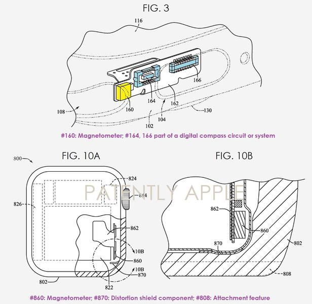 Часы Apple Watch смогут учитывать помехи, создаваемые встроенному в них компасу некоторыми ремешками, фото 2