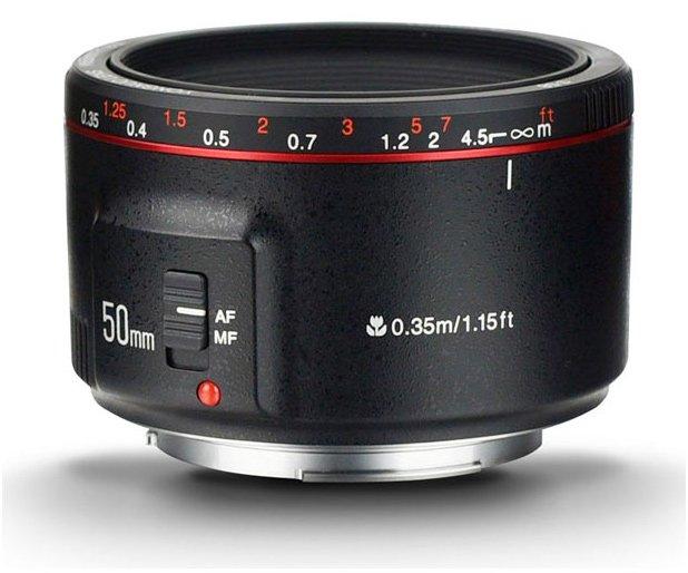 Начались продажи объективов Yongnuo YN50mm F1.8 II