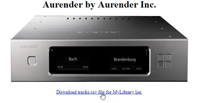 Сетевой аудиоплеер Aurender N100C с функциями сервера, фото 24