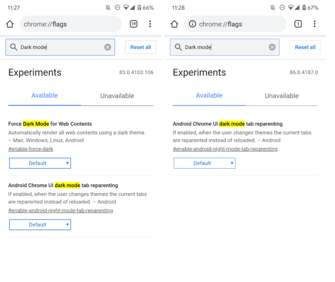 Стабильная версия Chrome 83 и тестовая Chrome 86 Canary