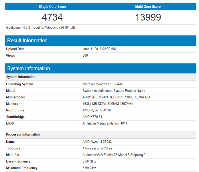 Процессоры Ryzen 3 2300X и Ryzen 5 2500X будут работать на частотах до 4 ГГц 