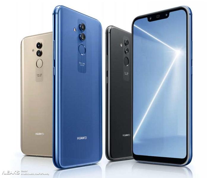 Появились новые рендеры смартфона Huawei Mate 20 Lite, фото 1