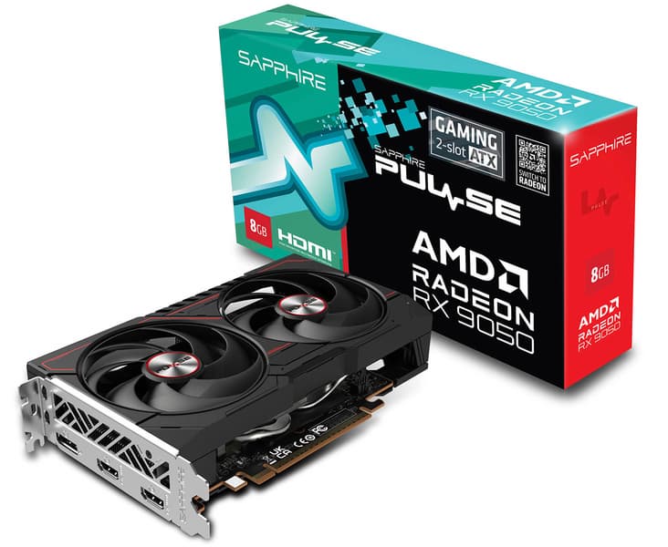Самая слабая видеокарта актуального поколения? Sapphire, ASRock и PowerColor представили свои версии Radeon RX 9050