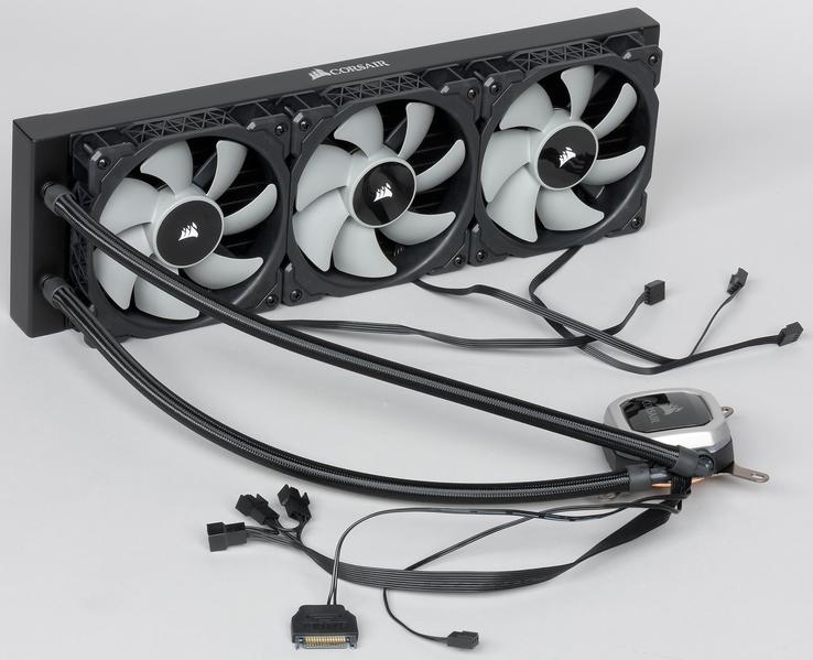 Система жидкостного охлаждения Corsair Hydro Series H150i Pro для процессора, фото 7