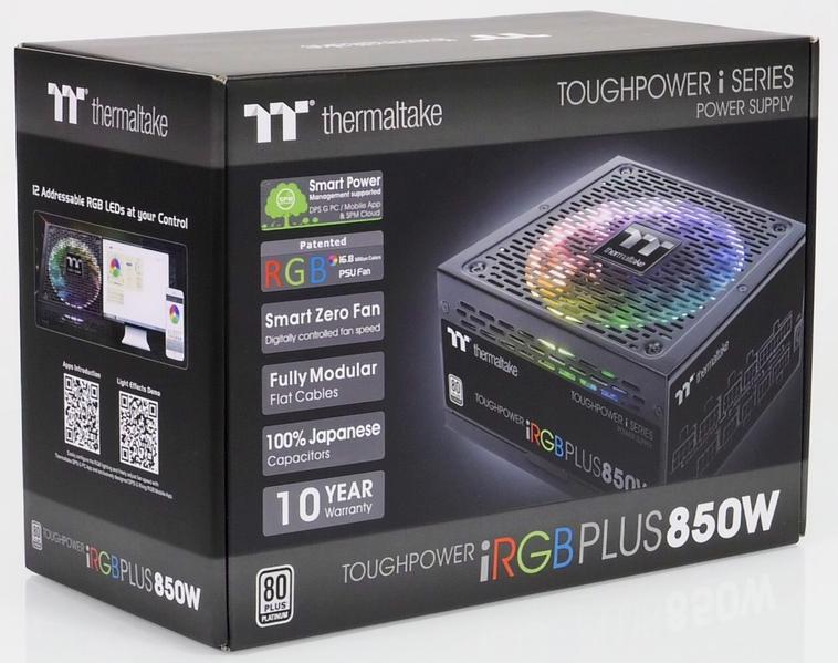 Блок питания Thermaltake Toughpower iRGB Plus 850W Platinum, фото 2