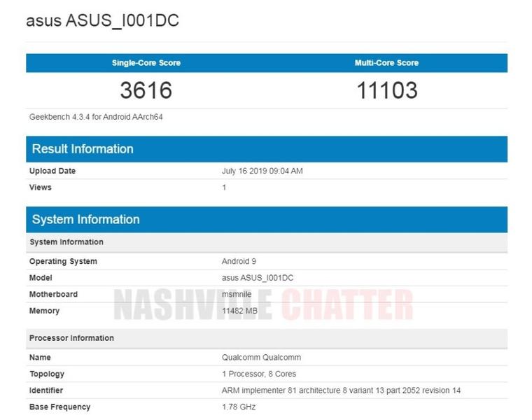 Asus ROG Phone 2 протестирован в Geekbench: SoC Snapdragon 855 Plus действительно немного быстрее обычной Snapdragon 855, фото 1