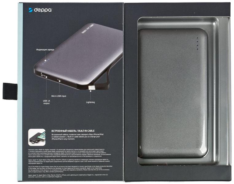 Внешние аккумуляторы Deppa NRG Power 10000 и NRG Cable 10000:, фото 10