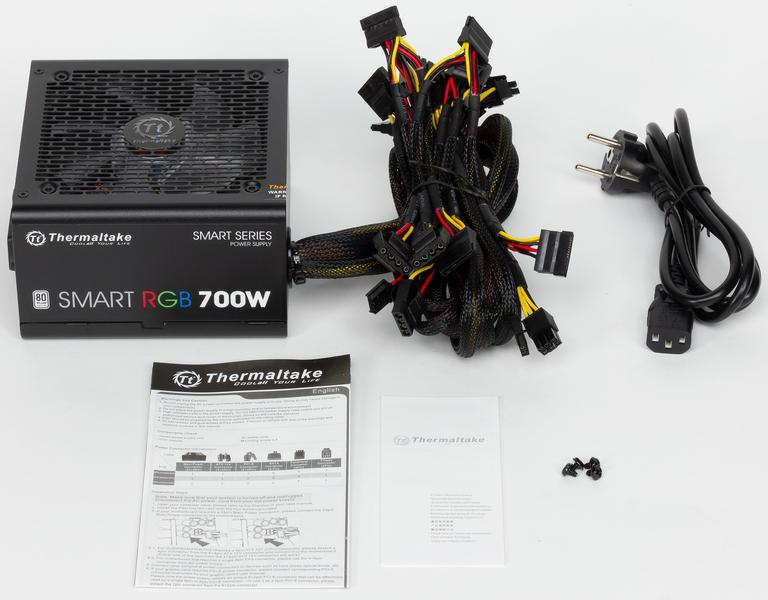 Бюджетный блок питания Thermaltake Smart RGB 700W:, фото 4
