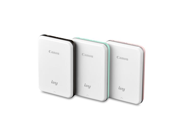 В миниатюрном фотопринтере Canon IVY используется технология ZINK Zero-Ink