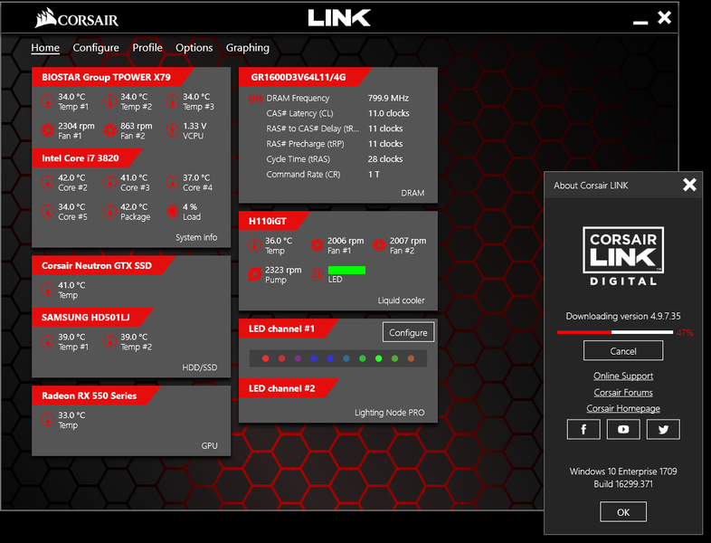 Комплект вентиляторов Corsair LL120 RGB:, фото 7