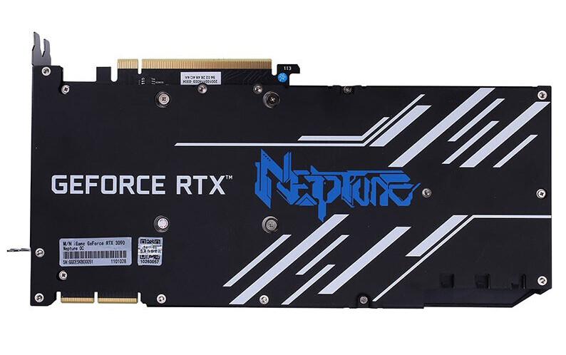 Видеокарта Colorful iGame GeForce RTX 3090 Neptune OC-V оснащена системой жидкостного охлаждения, фото 4