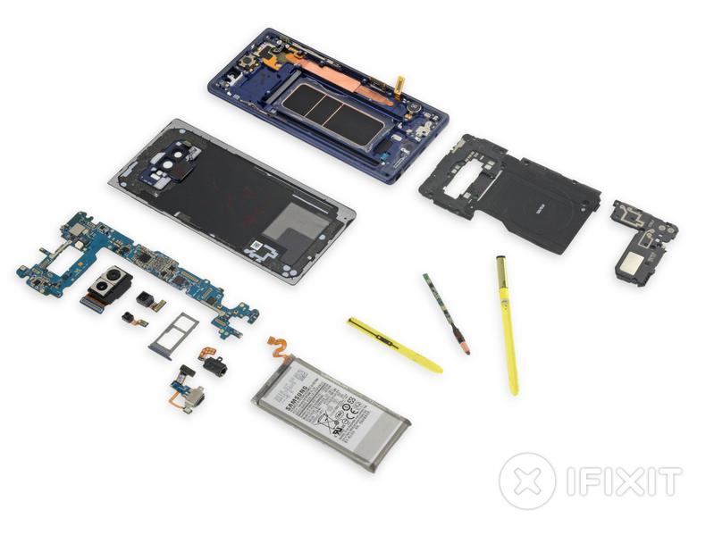 Samsung Galaxy Note9 оказался самым модульным смартфоном в серии, фото 5