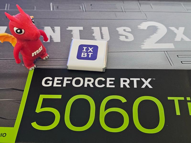 Видеокарта MSI GeForce RTX 5060 Ti Ventus 2x OC (8 ГБ):, фото 1