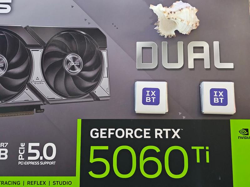 Видеокарта Asus Dual GeForce RTX 5060 Ti OC (8 ГБ):, фото 1
