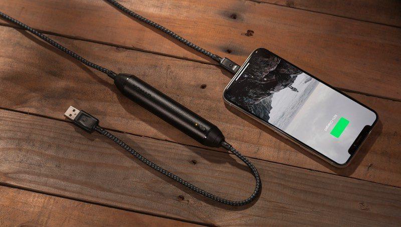 Представлен кабель для зарядки iPhone со встроенным аккумулятором емкостью 2800 мА•ч