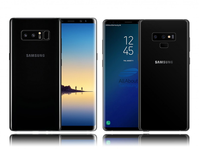 Смартфон Samsung Galaxy Note9 будет чуть меньше предшественника