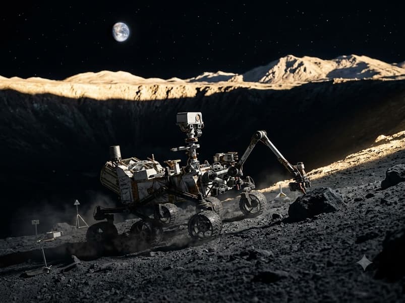 Без приказов с Земли: ESA создает космических роботов с «физическим интеллектом» для темных кратеров Луны и планет