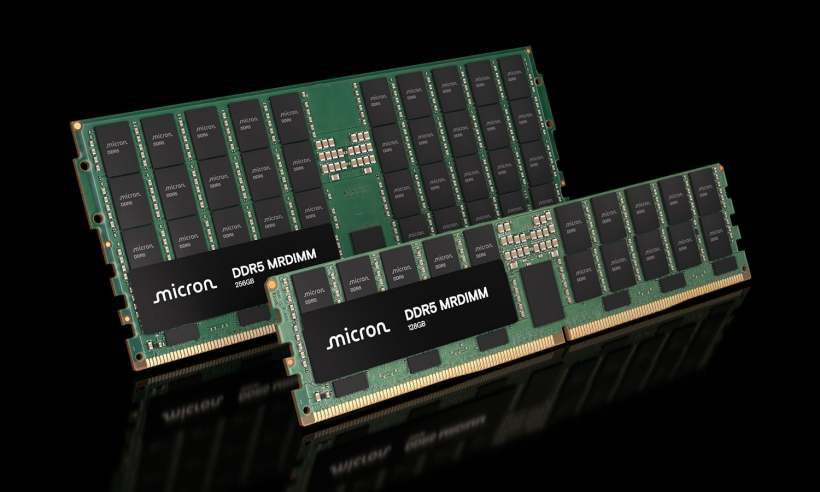 Представлена память DDR5 MRDIMM со скоростью 14400 МТ/с и емкостью 96 ГБ от Micron