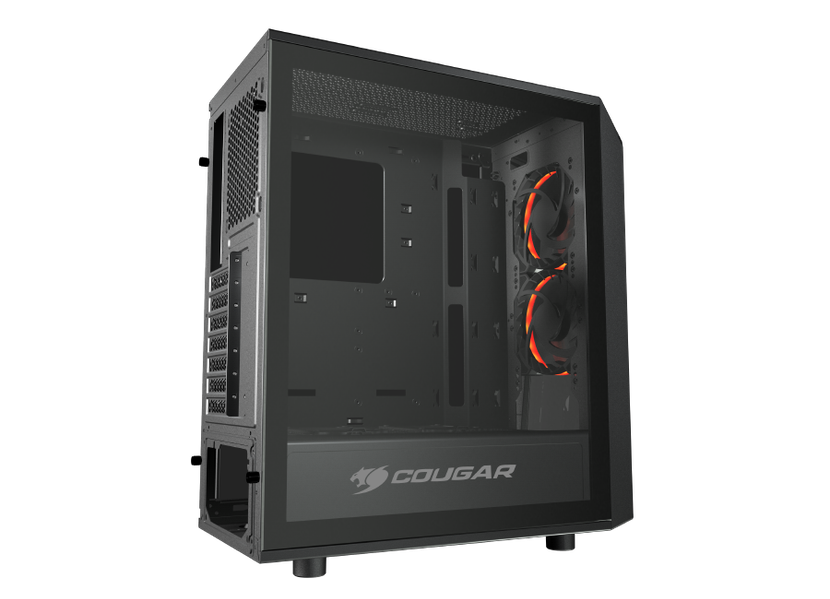 Передняя и боковая панели корпуса Cougar Vortex RGB изготовлены из стекла