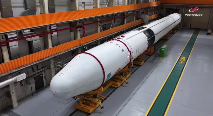 Скриншот видео Роскосмос
