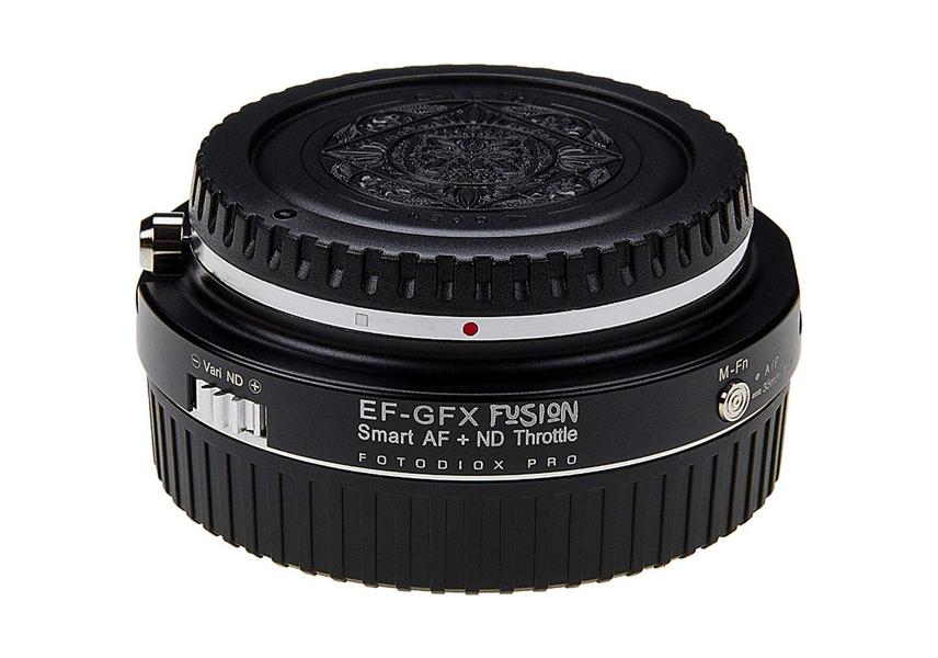 Адаптер Fotodiox Vizelex Cine ND Throttle Fusion Smart AF позволяет использовать объективы Canon EF с камерами Fujifilm GFX, фото 1