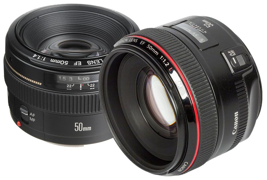 Объективы Canon EF 50mm F1.2L USM и 50mm F1.4 USM:, фото 1