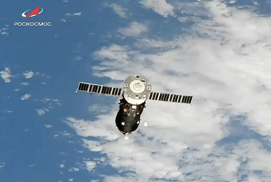 Скриншот видео Роскосмос