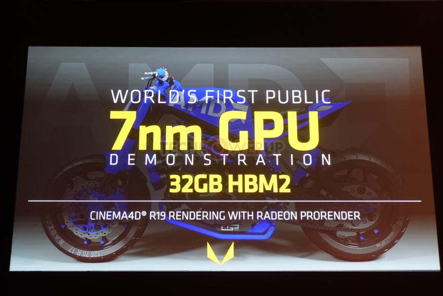 AMD показала 7-нм ускоритель Radeon Vega Instinct