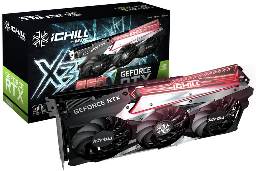 Представлены видеокарты Inno3D GeForce RTX 3060 Twin X2, Twin X2 OC и iChill X3 Red, фото 2