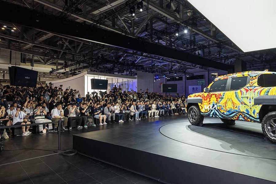 Kia впервые показала рамный внедорожник Tasman на публике, фото 2