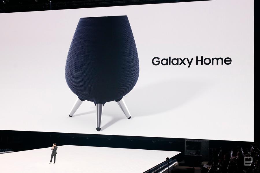 Samsung показала умную колонку Galaxy Home, но купить её можно будет ещё нескоро