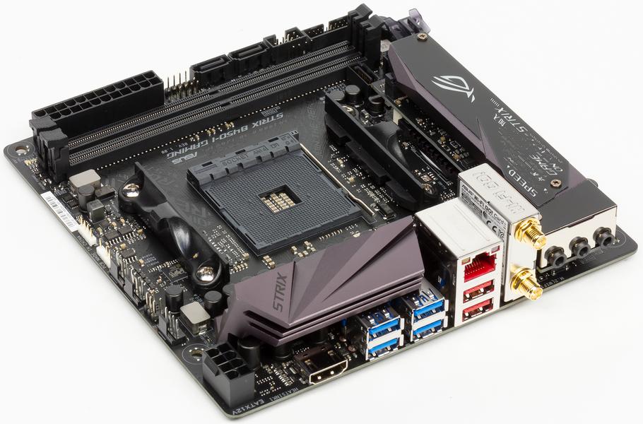 Материнская плата Asus ROG Strix B450-I Gaming:, фото 1