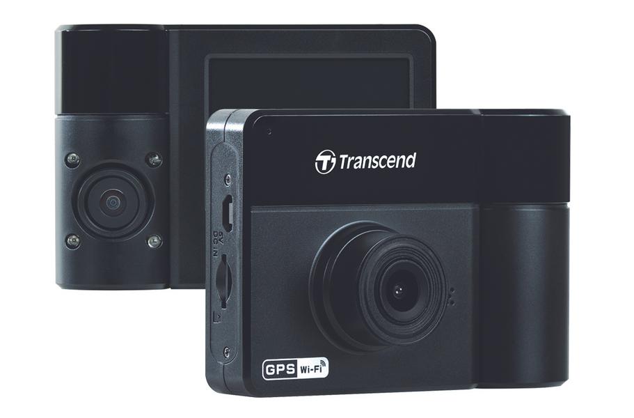 Видеорегистратор Transcend DrivePro 550 оснащен двумя камерами
