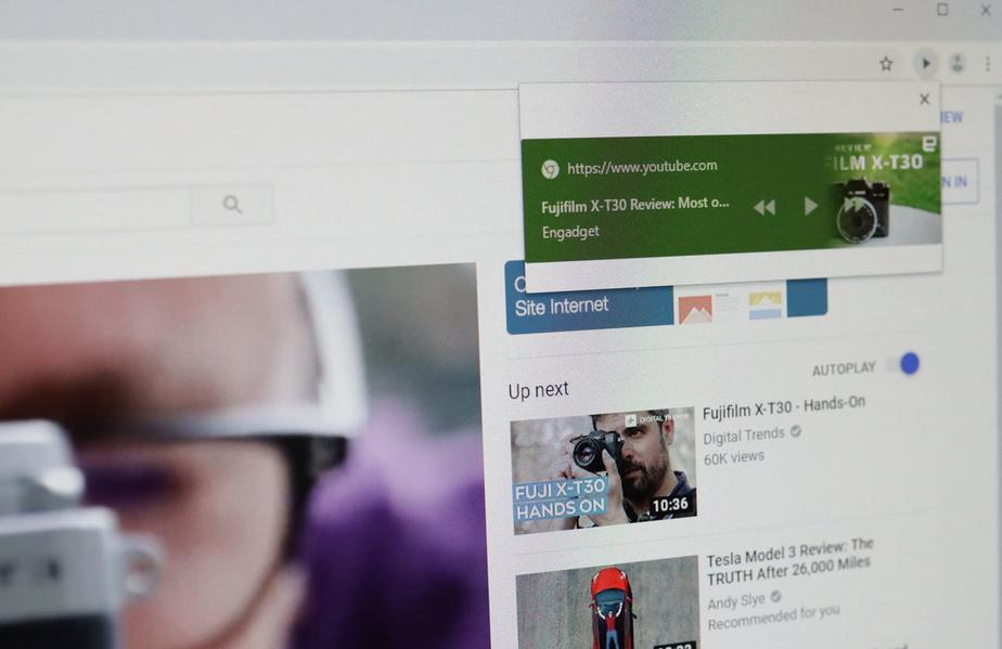 Google тестирует глобальную кнопку управления воспроизведением в Chrome, фото 1