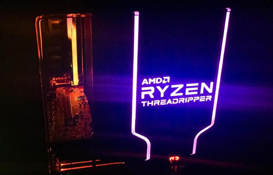 Процессор AMD Threadripper 2990X работает на частоте 4,0 ГГц со штатным охладителем Wraith Ripper