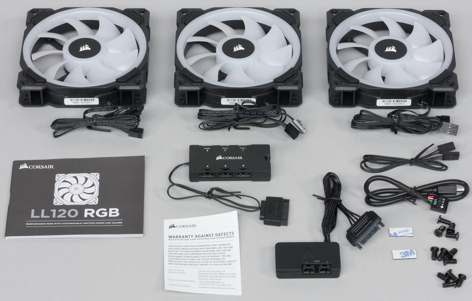 Комплект вентиляторов Corsair LL120 RGB:, фото 4