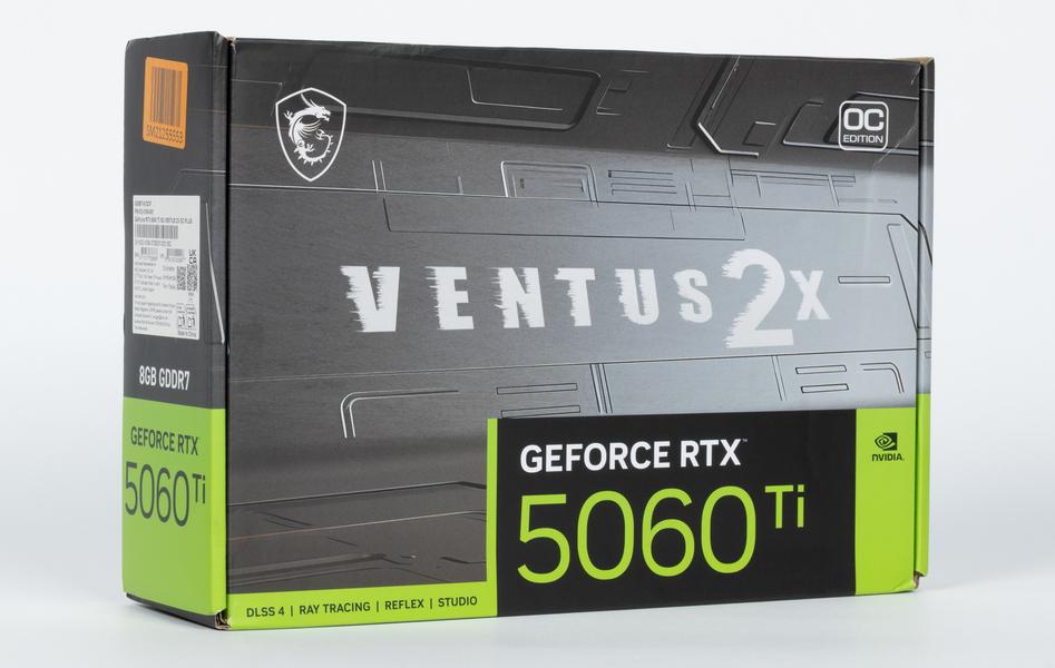 Видеокарта MSI GeForce RTX 5060 Ti Ventus 2x OC (8 ГБ):, фото 28