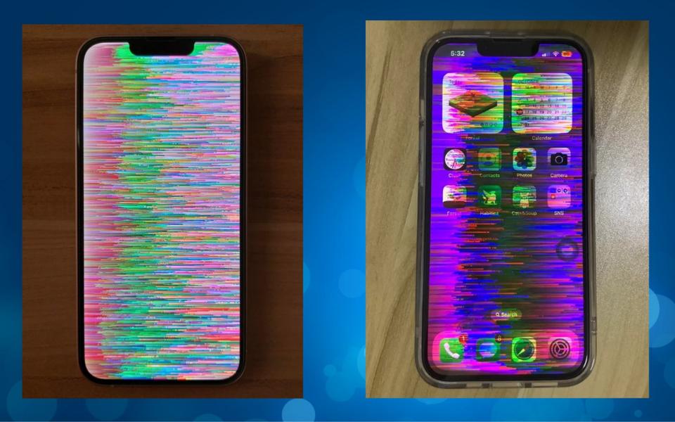 Пользователи iPhone сообщают о «радужном экране смерти» iPhone: опубликованы фотографии, фото 1