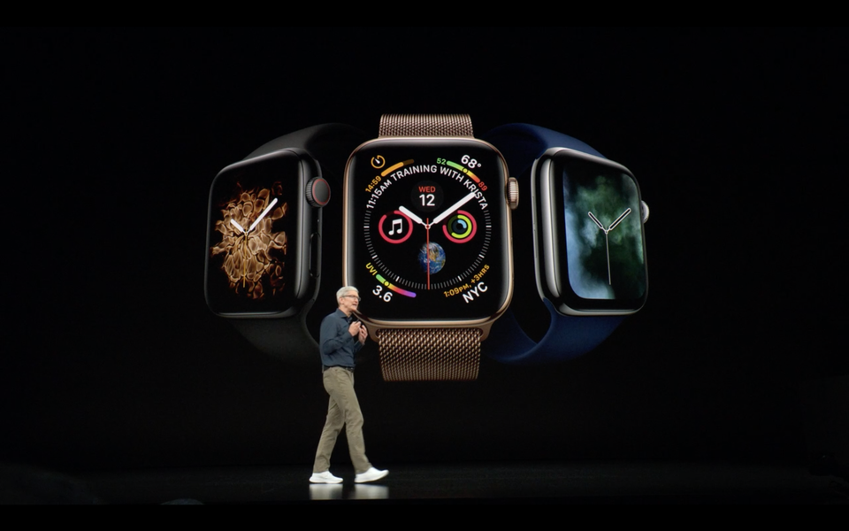 Тим Кук на презентации Apple