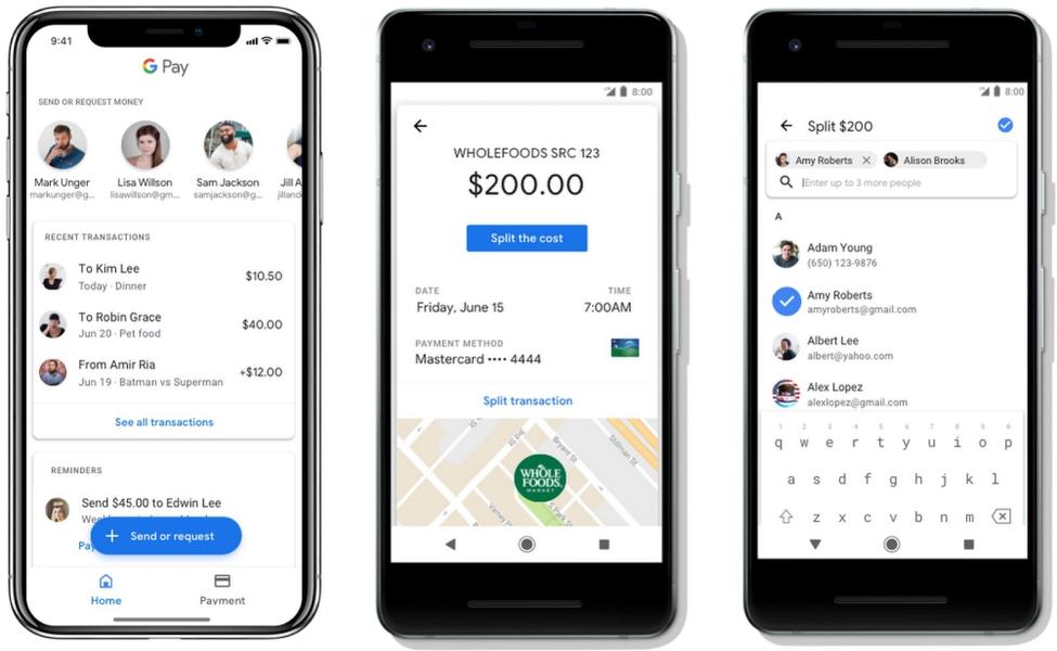 В Google Pay появилась возможность переводов денег между пользователями, фото 1
