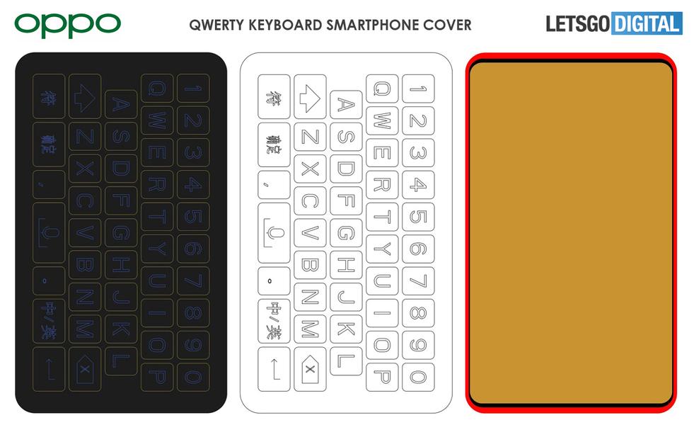 Уникальный чехол с QWERTY-клавиатурой для смартфона в исполнении Oppo, фото 1